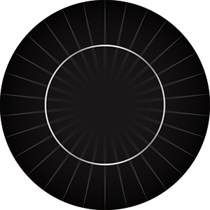 Round Poker Layout / Felt Sunburst