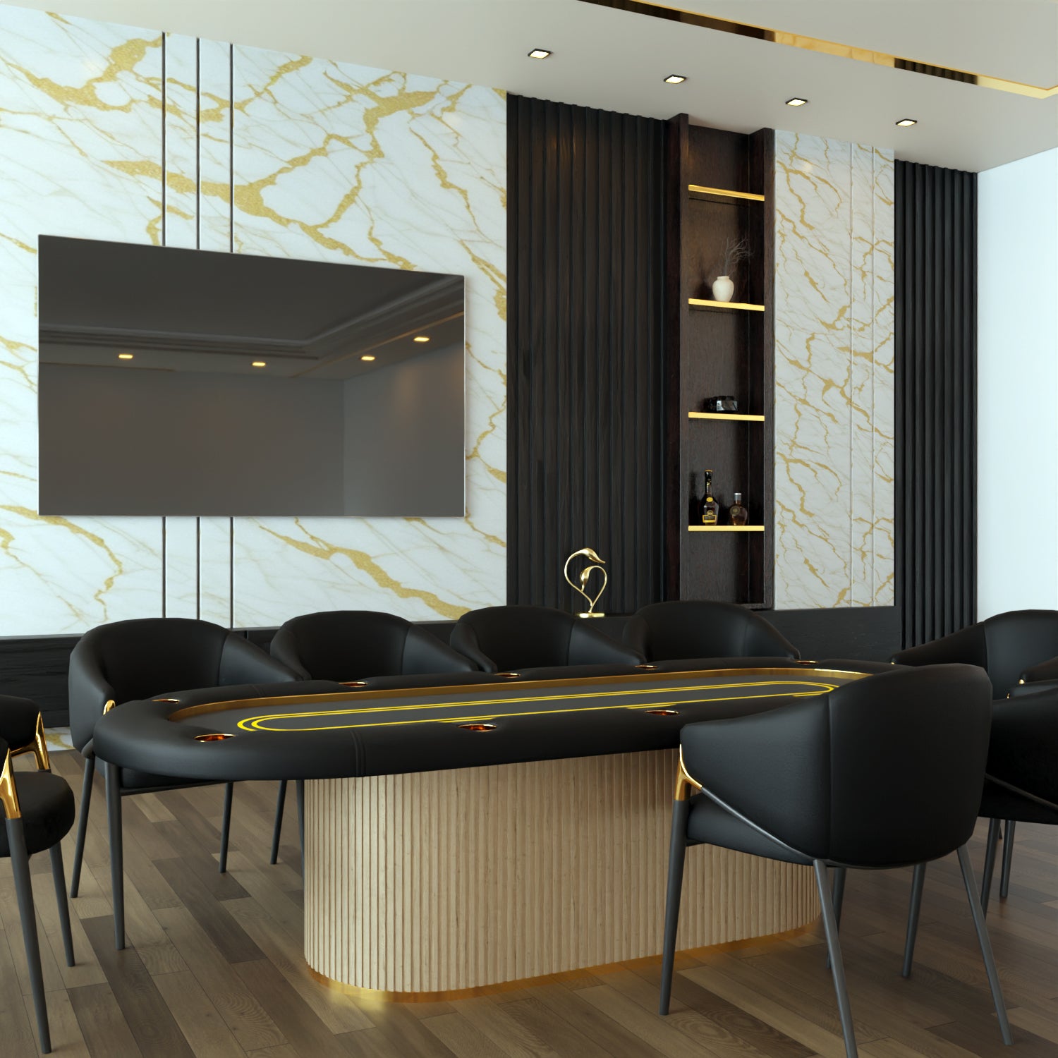 Deluxe Poker & Hold'em Table – Luxury Edition