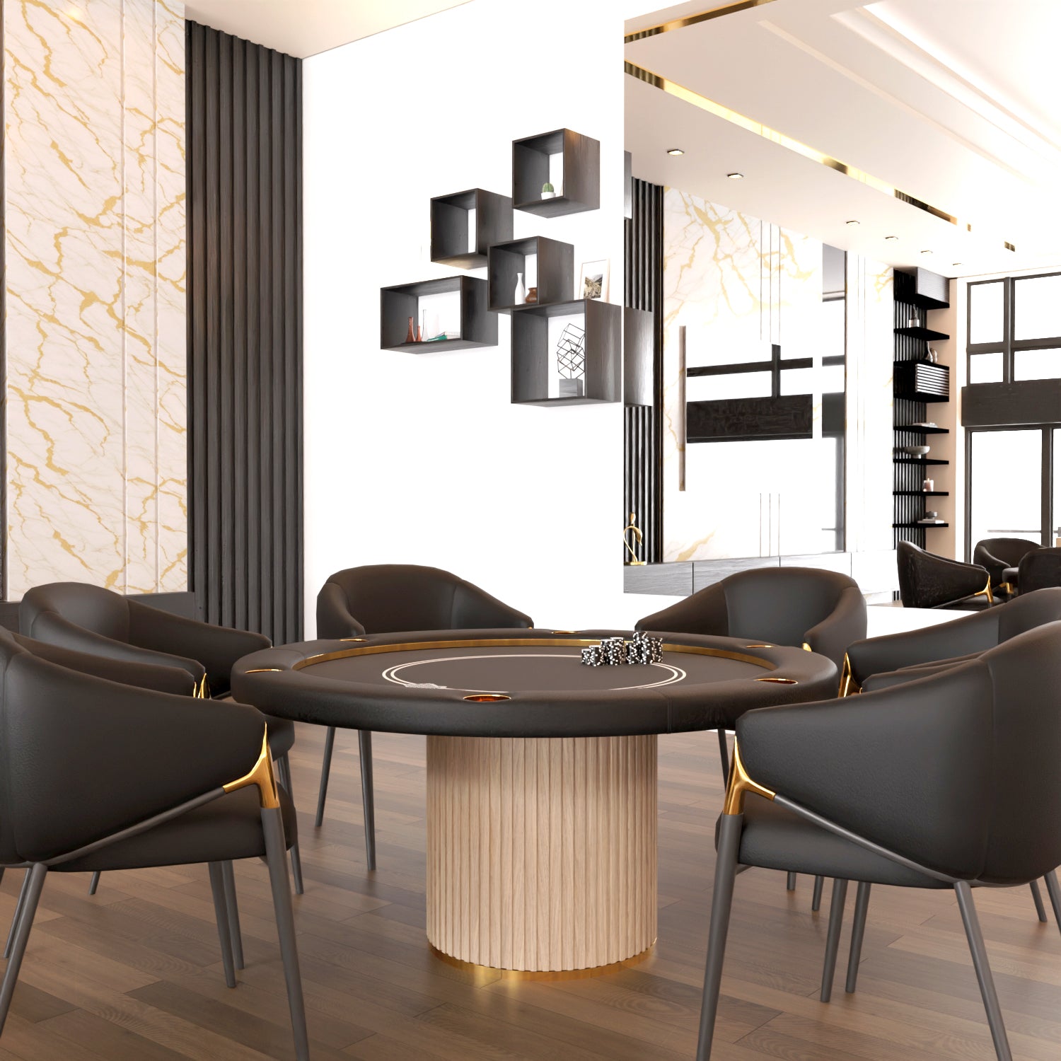 Deluxe Poker Round Table – Luxury Edition