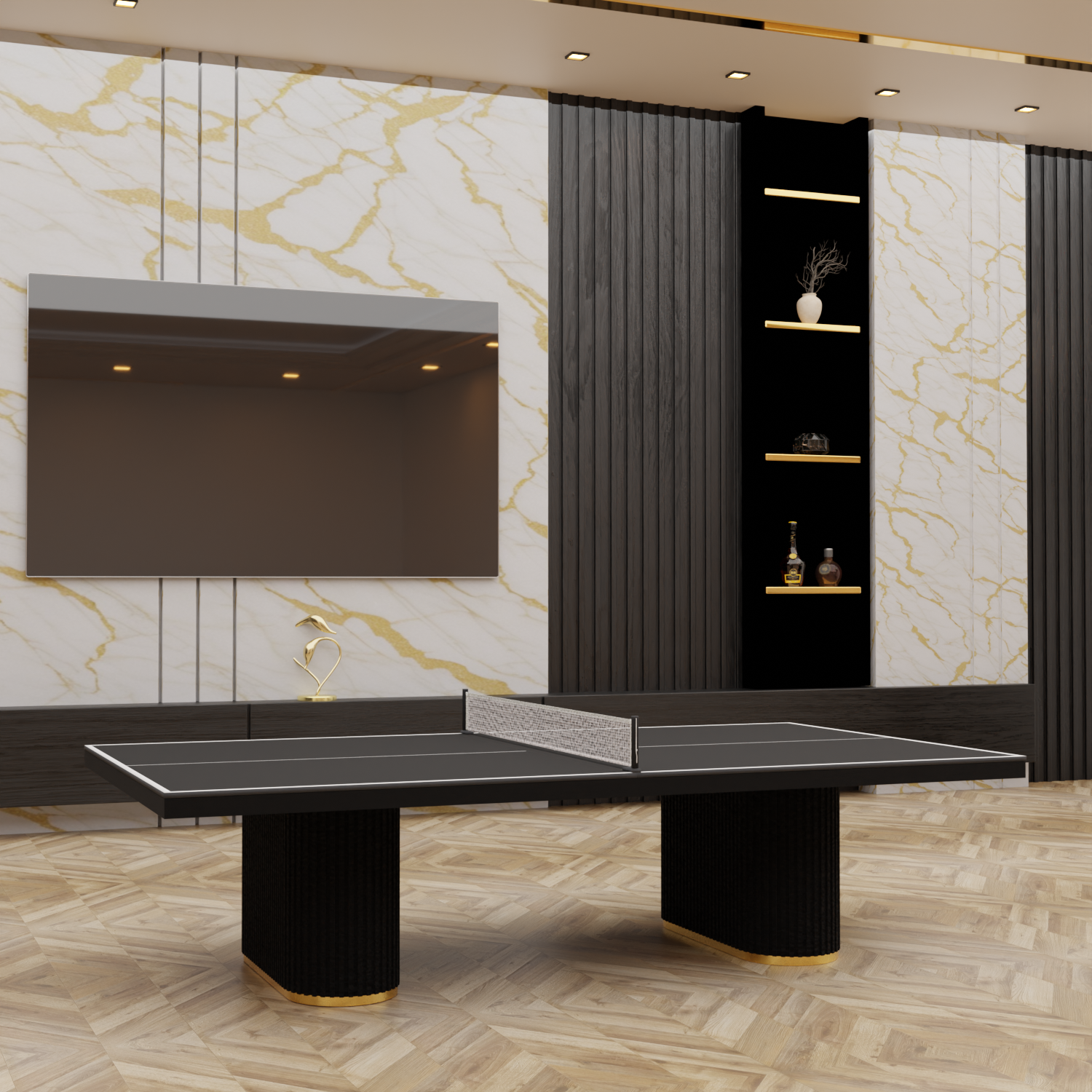 Deluxe Ping Pong Table 8ft