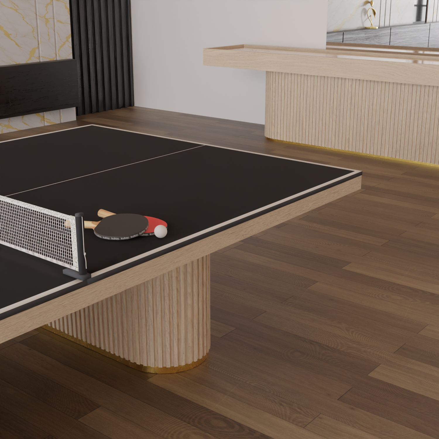 Deluxe Ping Pong Table 8ft