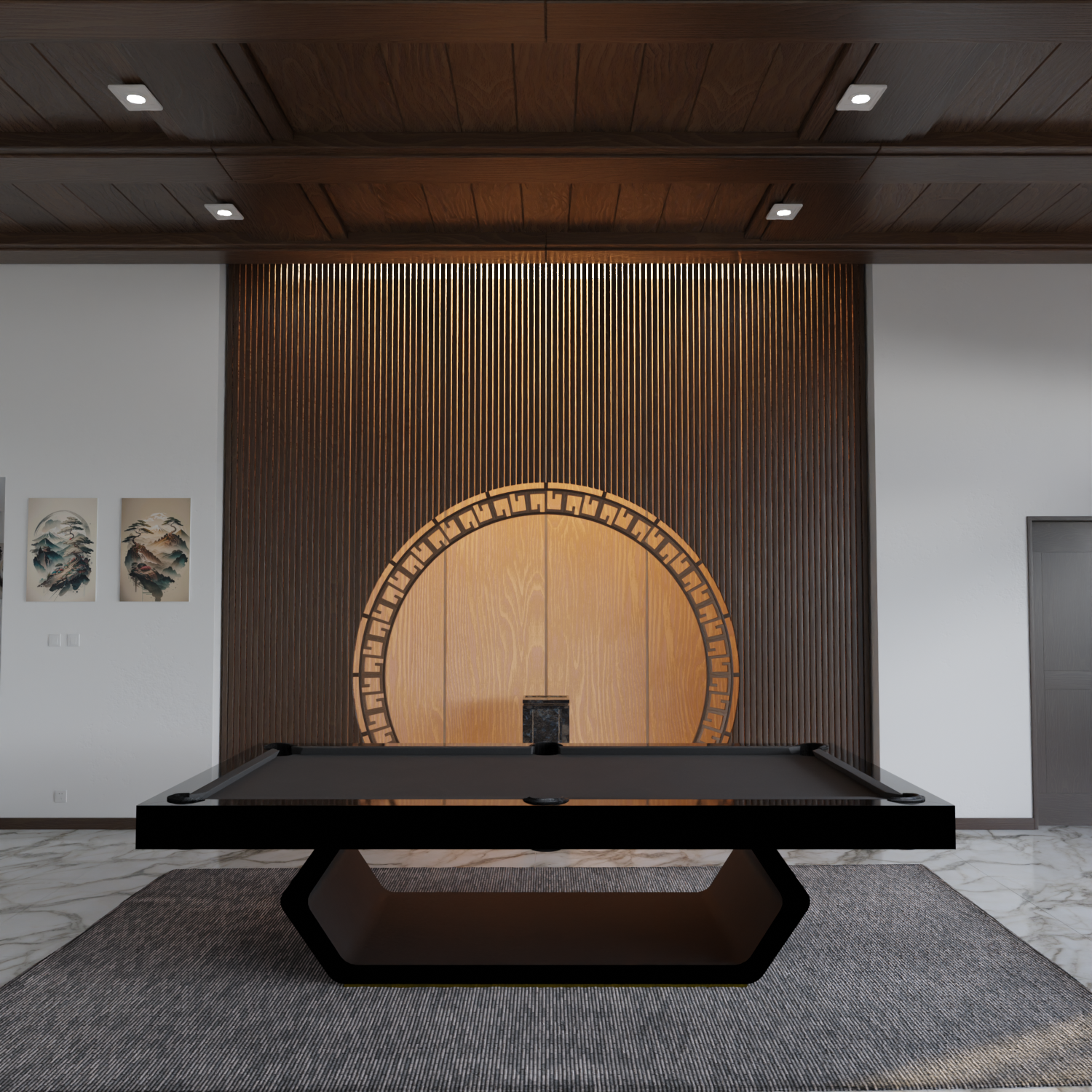 Galaxy Pool / Billiards Slate Table
