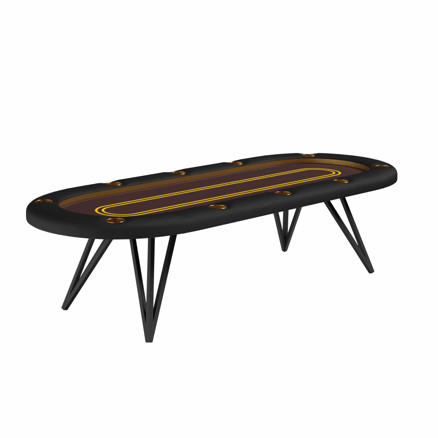 Star Edition Texas Holdem Oval Poker Table