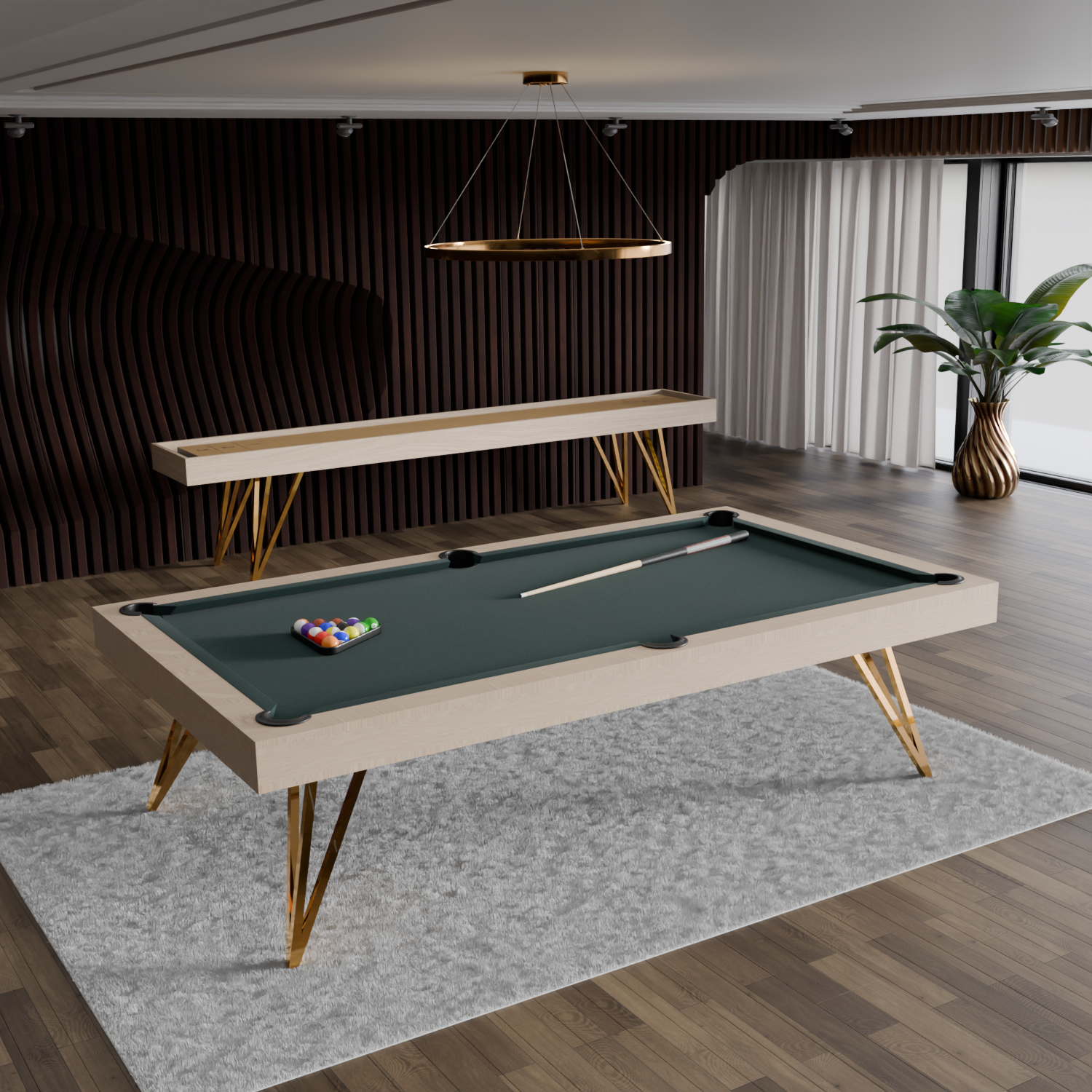 Star Pool / Billiards Slate Table