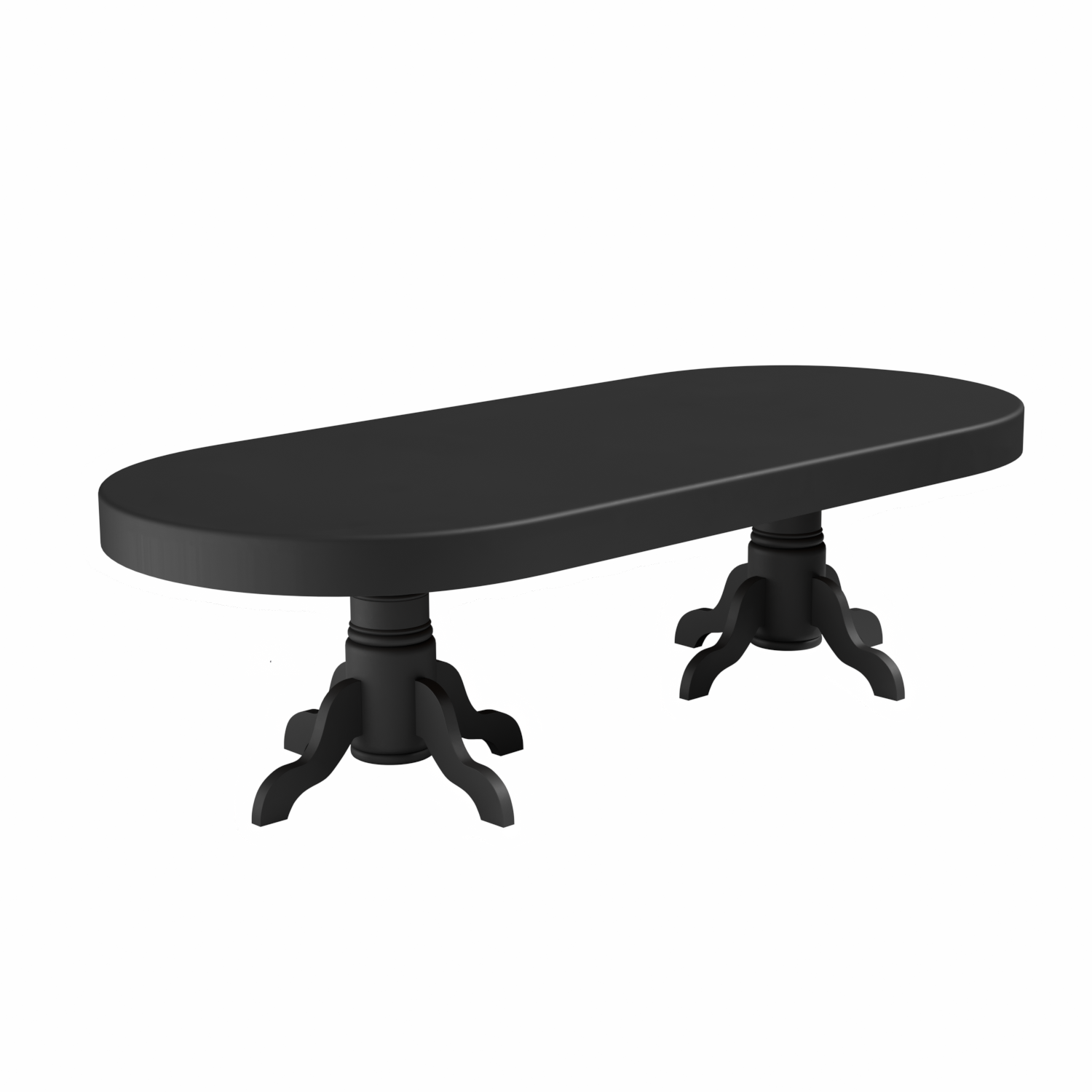 Retro Oval Poker Table