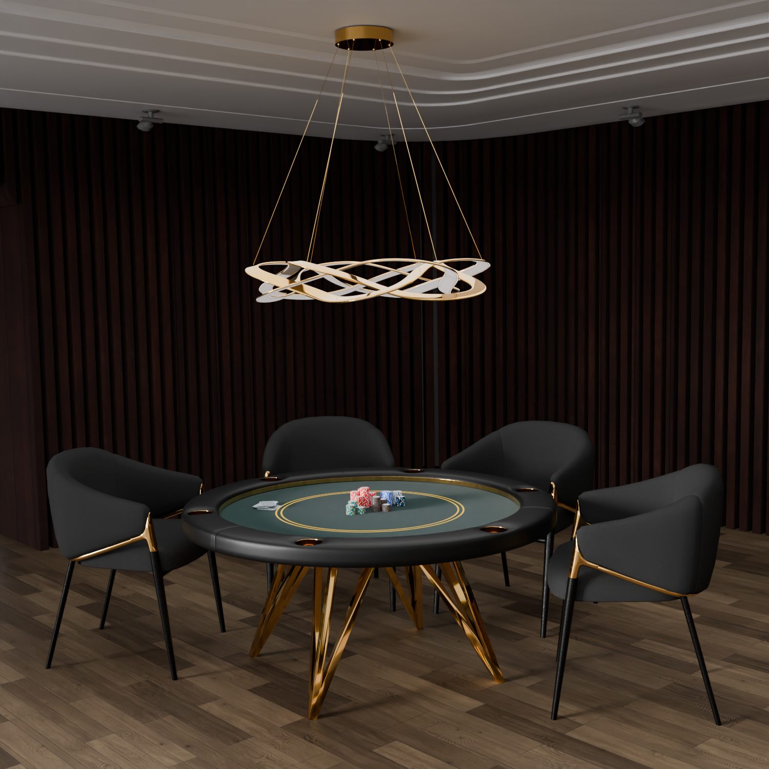 Star Edition Poker Round Table