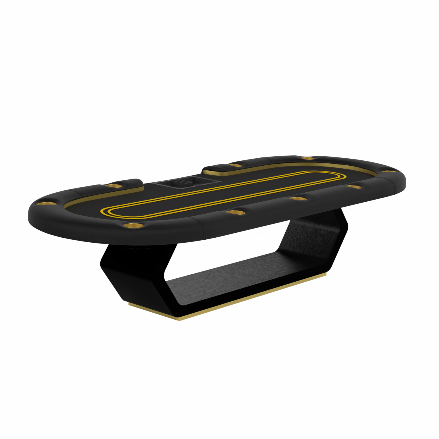 Casino style Galaxy Oval Poker Table