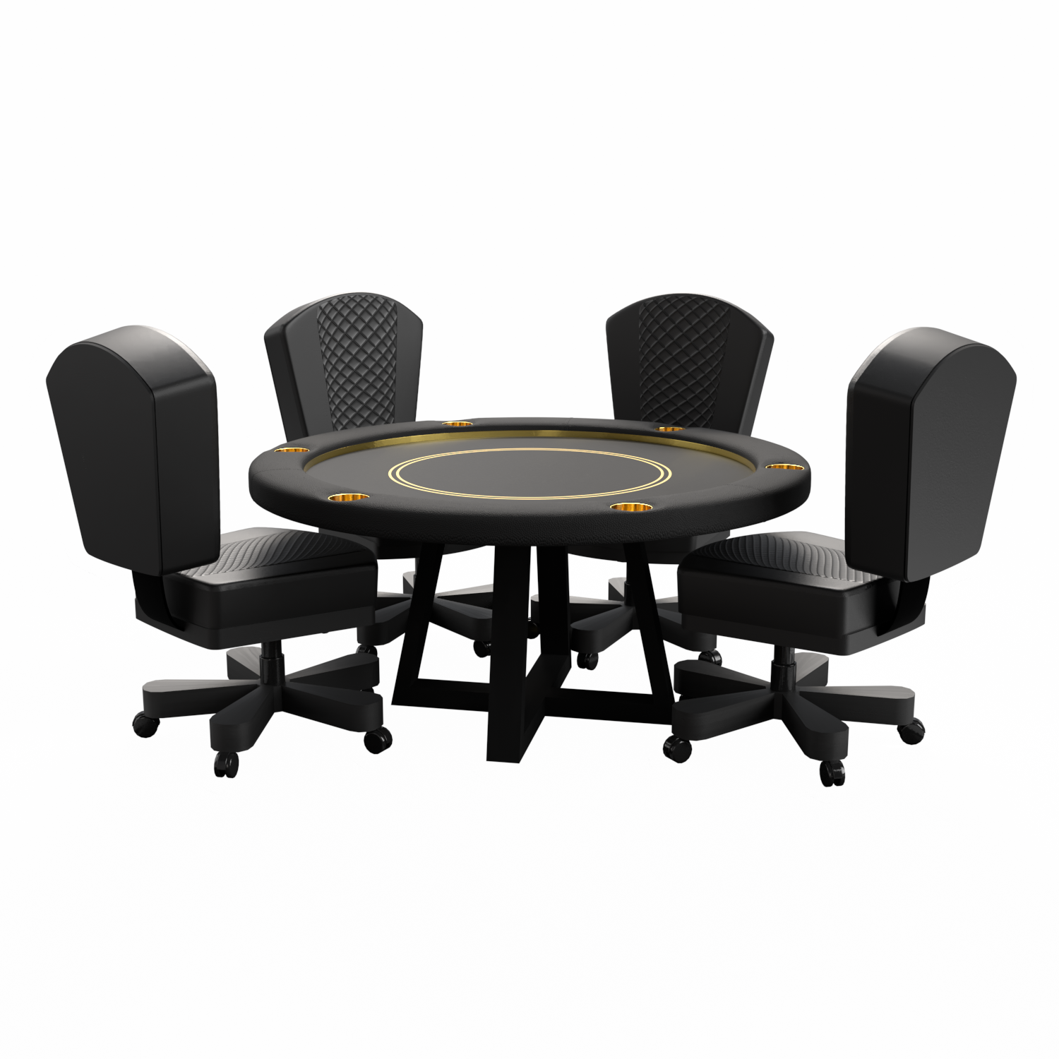 Manetho Round Poker Table