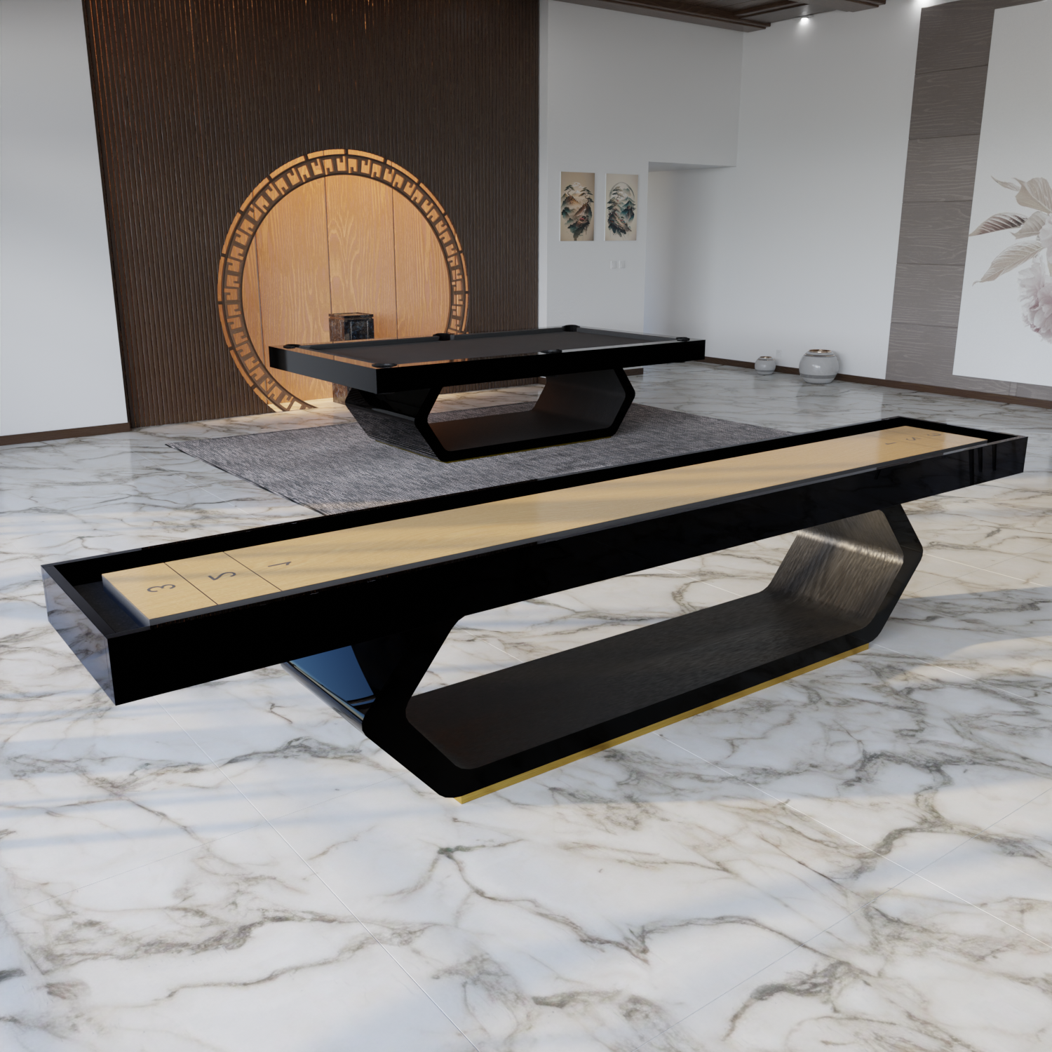 Galaxy Shuffleboard Table