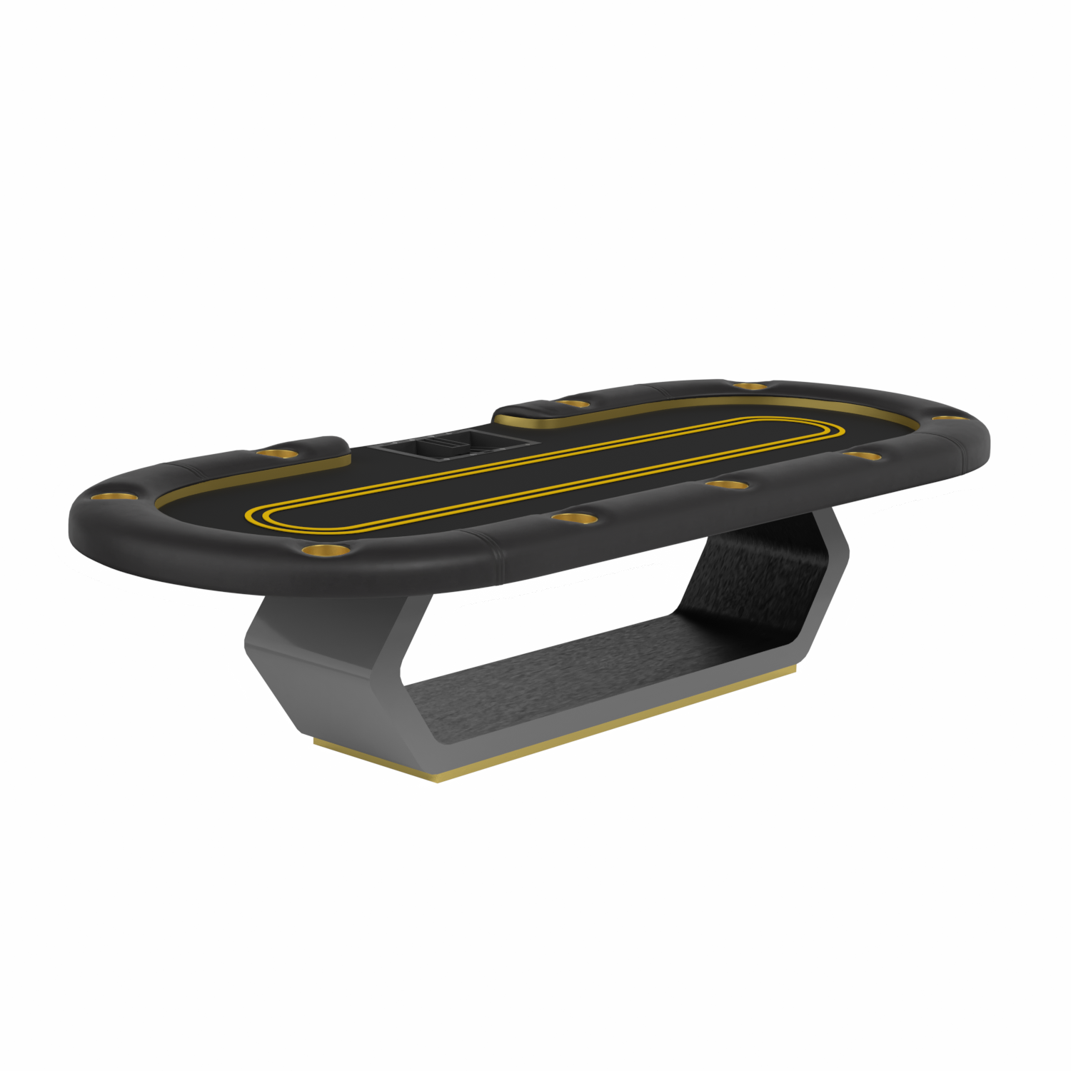 Casino style Galaxy Oval Poker Table