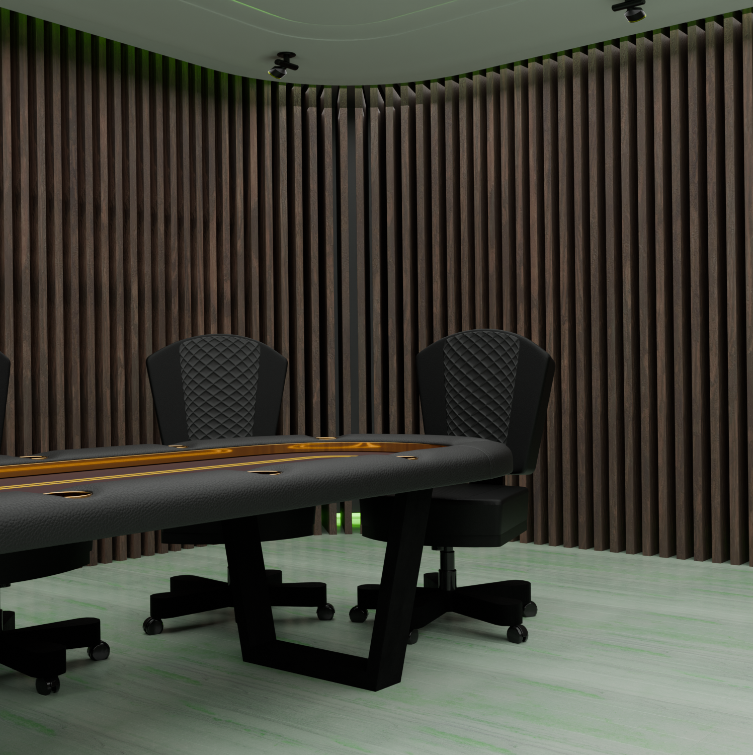 Casino style Manetho Texas Holdem Oval Poker Table