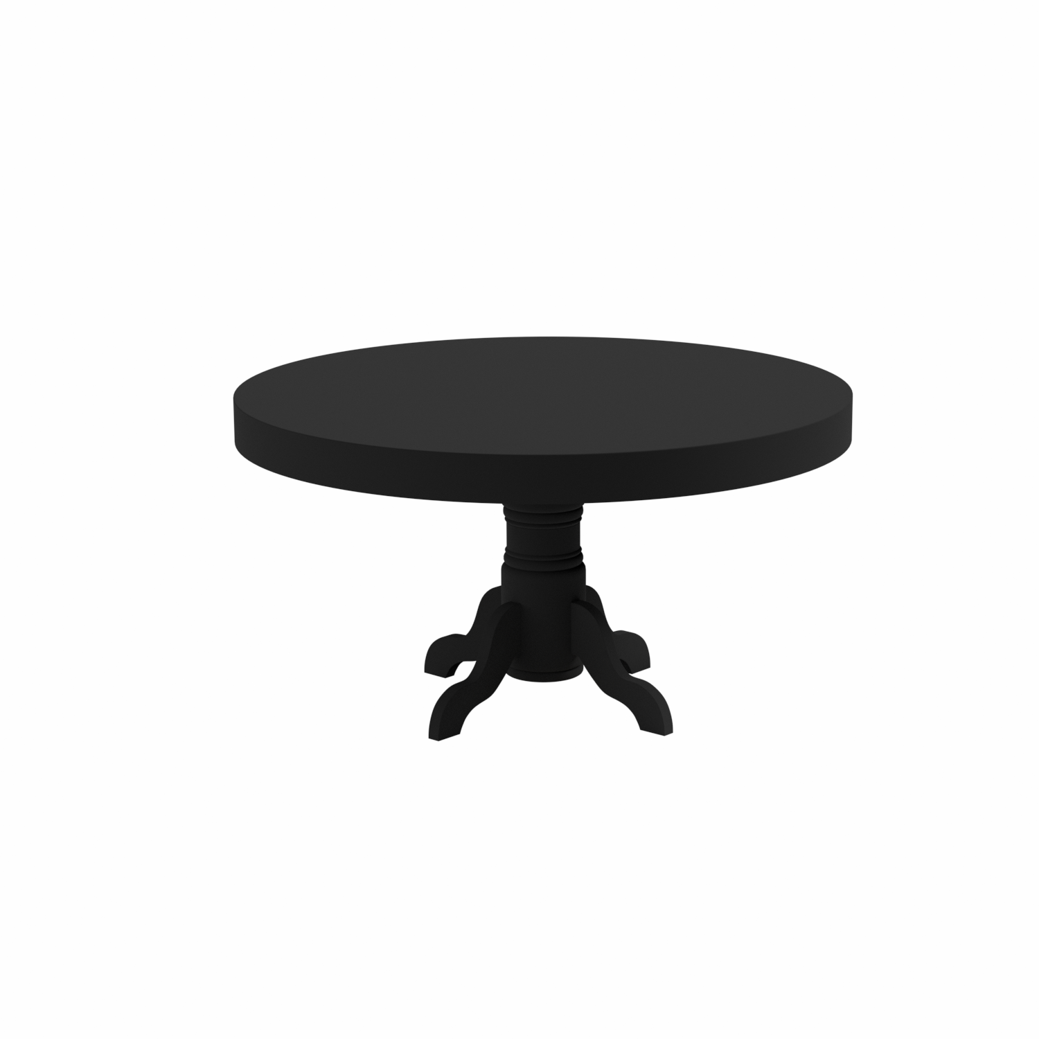 Retro Round Poker Table