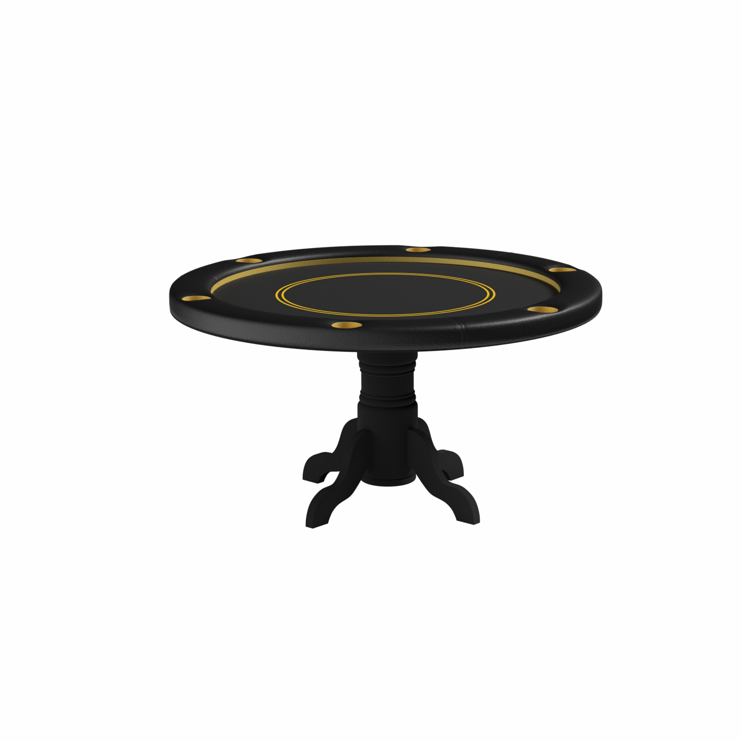 Retro Round Poker Table