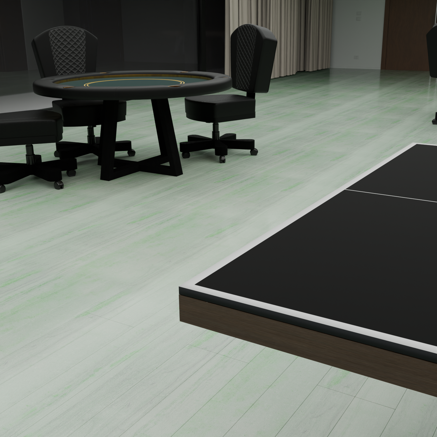 Manetho Round Poker Table