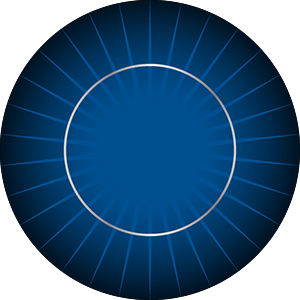 Round Poker Layout / Felt Sunburst