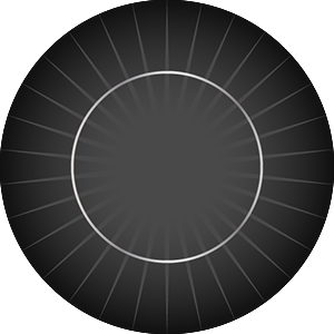 Round Poker Layout / Felt Sunburst