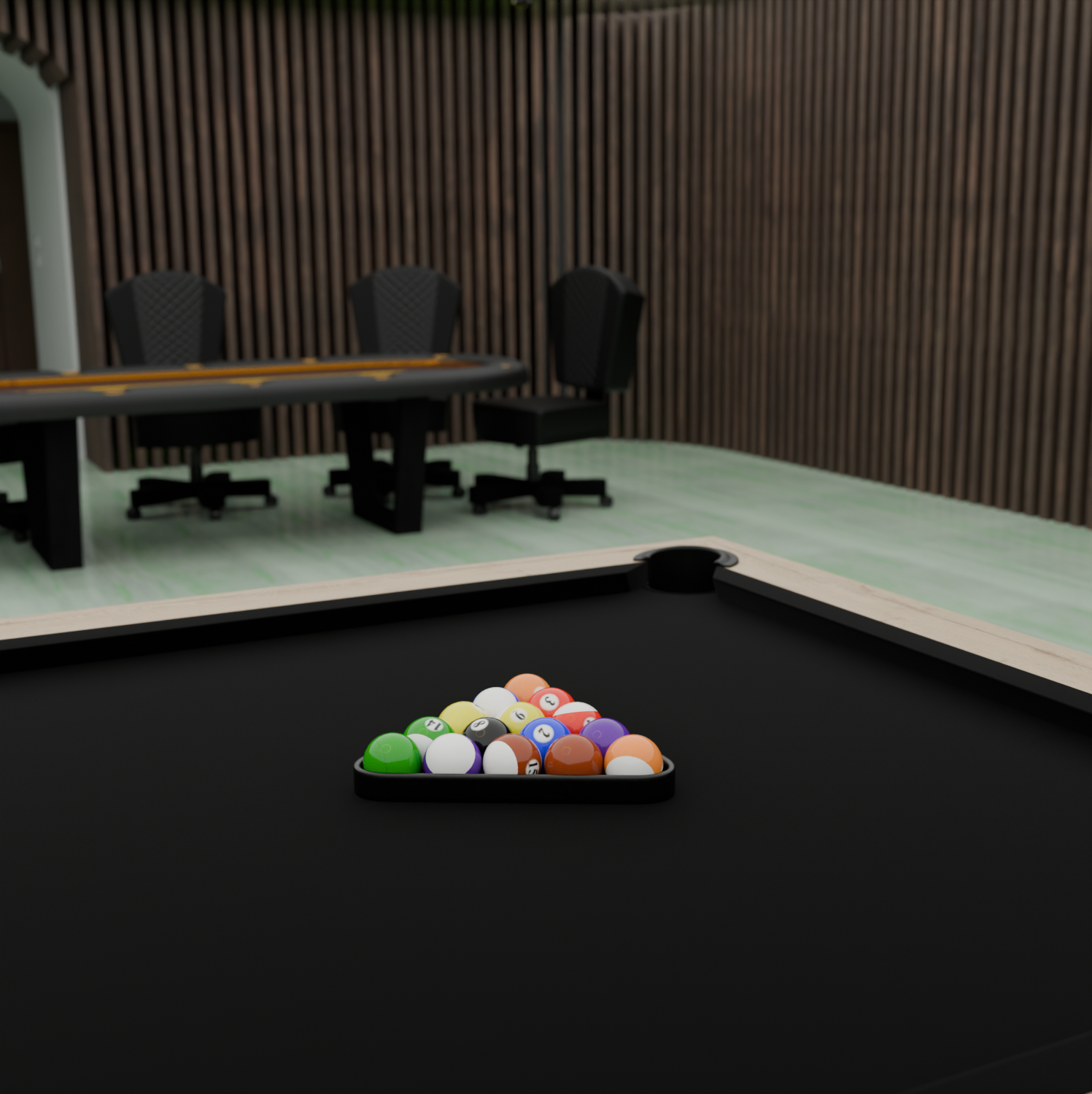 Manetho Pool / Billiards Slate Table