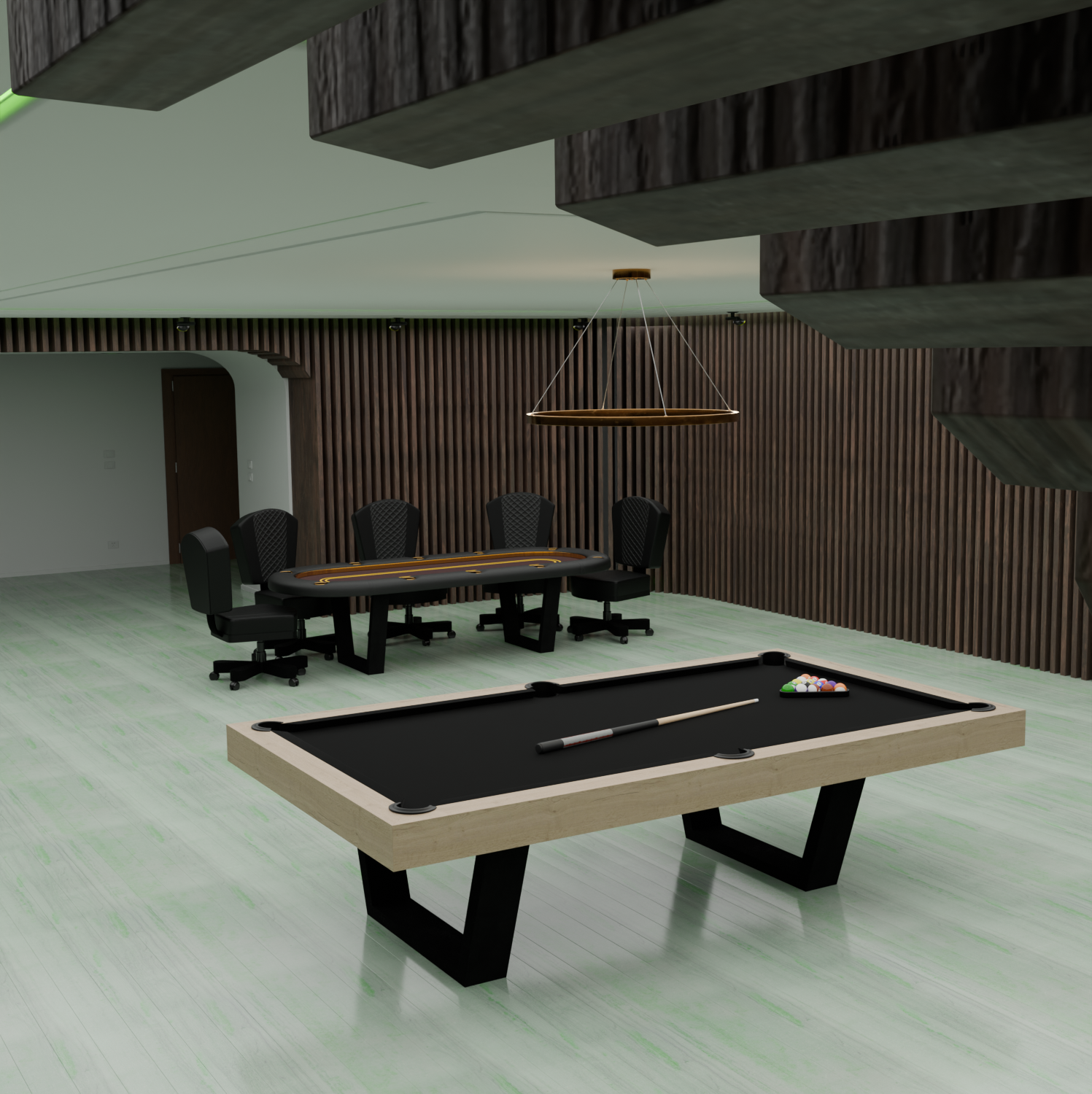 Manetho Pool / Billiards Slate Table